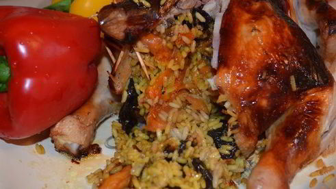 курица с медом по-восточному