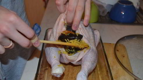 курица с медом по-восточному