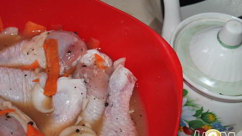 курица в чае