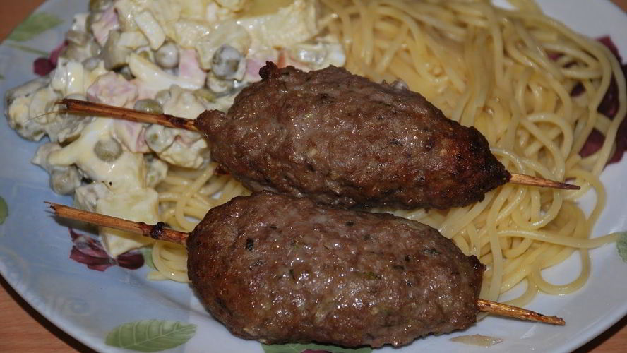 Рецепт люля-кебаб в аэрогриле