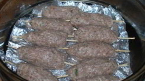 люля-кебаб в аэрогриле