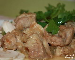 Мясо в пиве в мультиварке