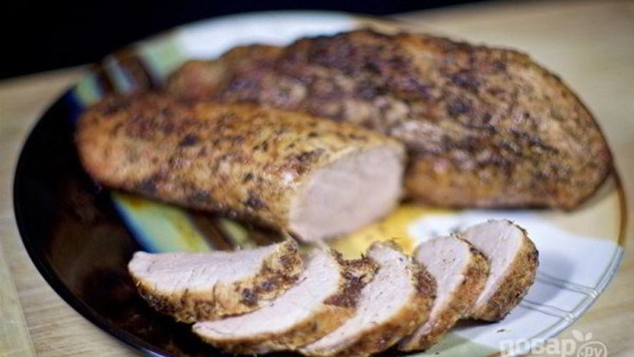 Рецепт мясо, запеченное куском