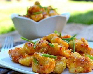 Острая куриная грудка в апельсиновом соусе