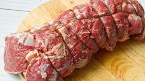 ростбиф в пряных травах с горчичным маслом