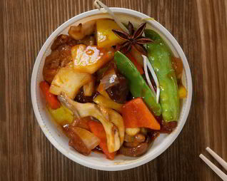 Свинина в кисло-сладком соусе