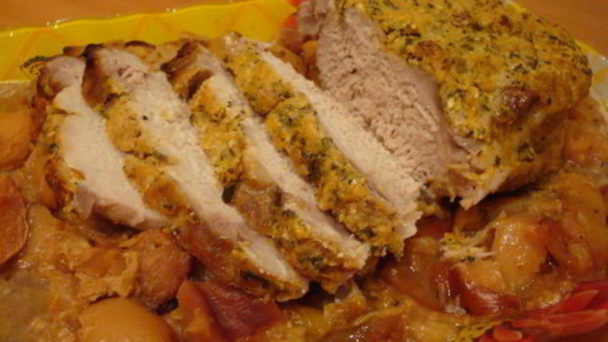 Рецепт свинина в мандариновом маринаде с розмарином