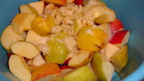 свинина в мандариновом маринаде с розмарином