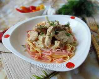 Свинина в медово-горчичном соусе