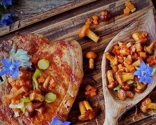 Свинина в сковороде