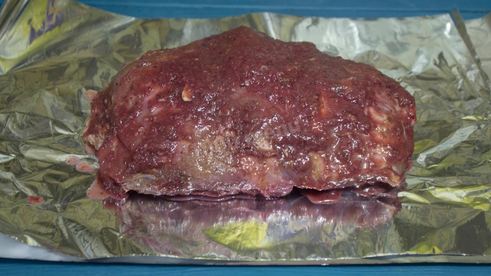 свиной окорок в фольге в духовке