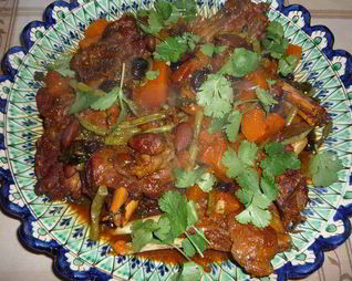 Тажин из баранины