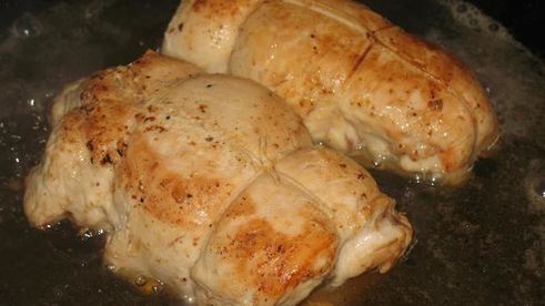 цыпленок в шампанском по-французски