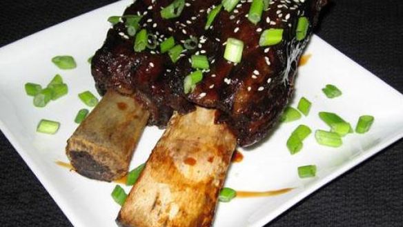 Рецепт Тушеные ребрышки с соусом Терияки