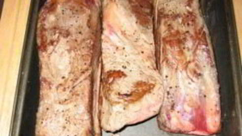 тушеные ребрышки с соусом терияки