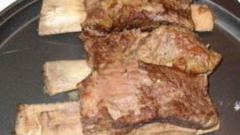 тушеные ребрышки с соусом терияки