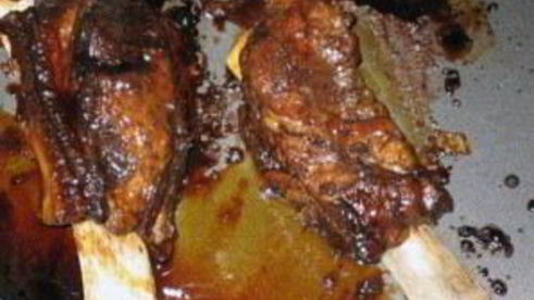 тушеные ребрышки с соусом терияки