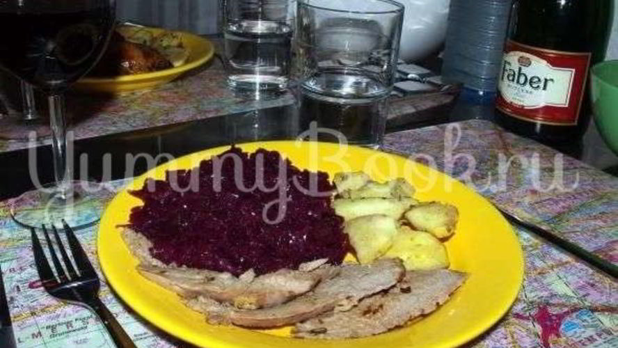 Рецепт утка с яблоками