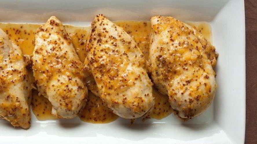 Рецепт запеченное куриное филе в медово-горчичном соусе