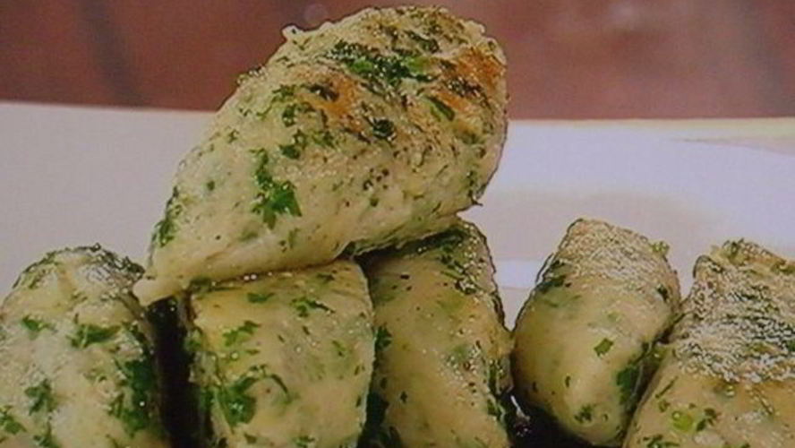 Рецепт ньокки из рикотты со свежей зеленью