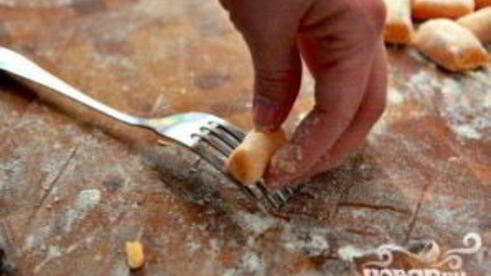 ньокки из сладкого картофеля с сырным соусом