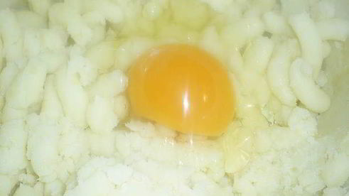 ньокки, тушенные в сливочно-грибном соусе