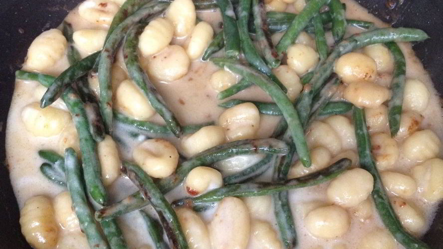 Рецепт ньокки в сливочном соусе