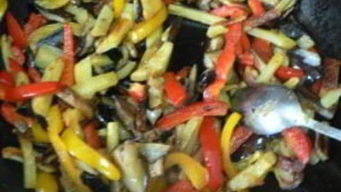 баклажаны с картофелем по-китайски