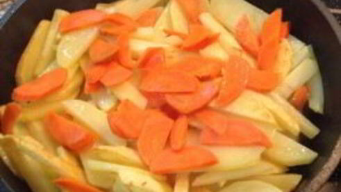 баклажаны с картошкой