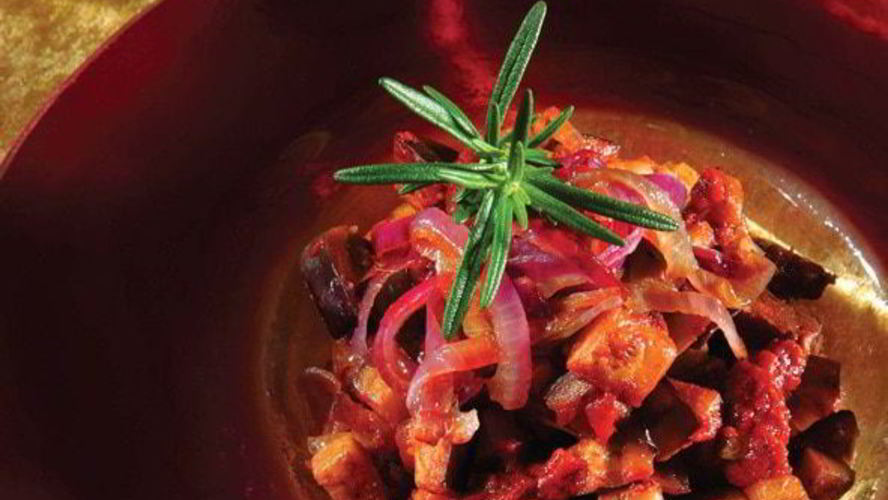 Рецепт баклажаны с луком в критском соусе