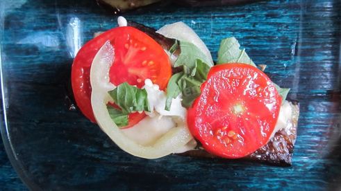 баклажаны с овощами в духовке запеченные