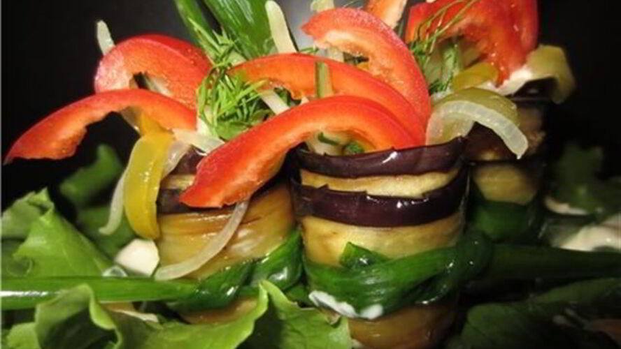 Рецепт баклажаны с перцем