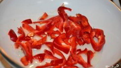 баклажаны с перцем