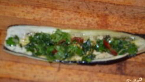 баклажаны с перцем