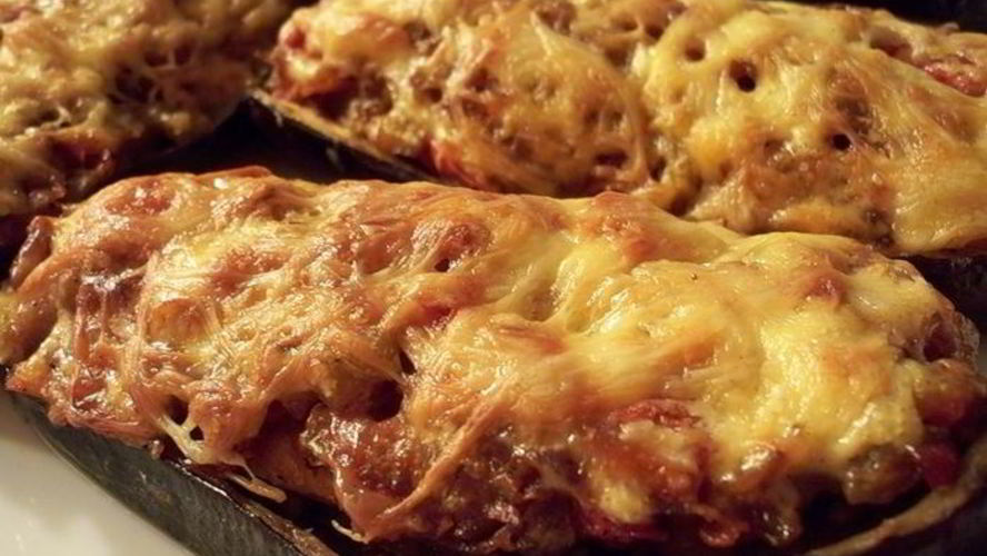 Рецепт баклажаны с сосисками