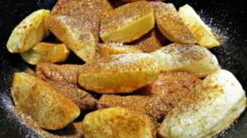 баклажаны в казане с курицей