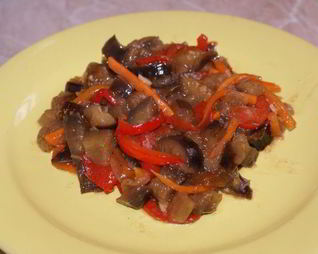 Баклажаны в кисло-сладком соусе