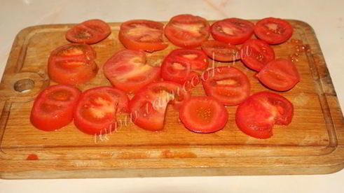 баклажаны запеченные с помидорами и сыром