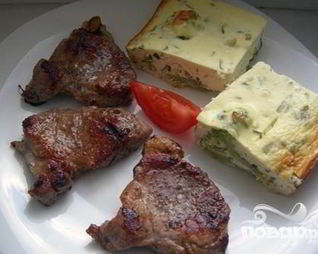 Брокколи, запеченная в твороге