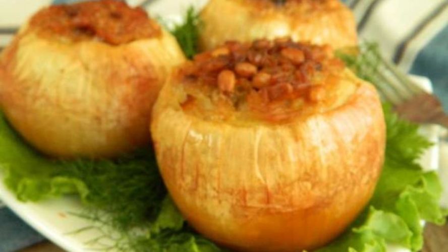 Рецепт фаршированный лук