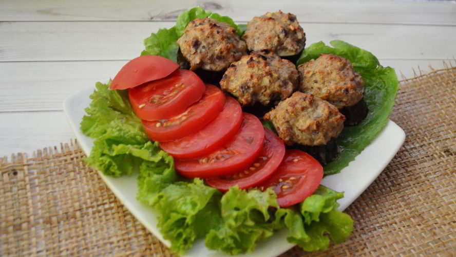 Рецепт фаршированные кольца баклажана