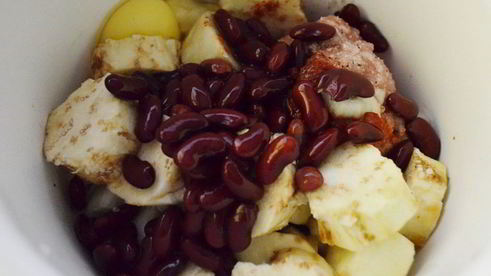 фаршированные кольца баклажана