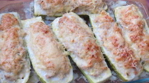 кабачки с мясной начинкой запеченные в духовке