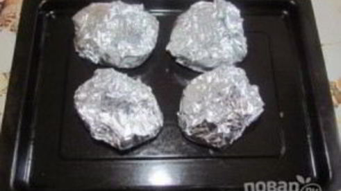 картофель с брынзой запеченный