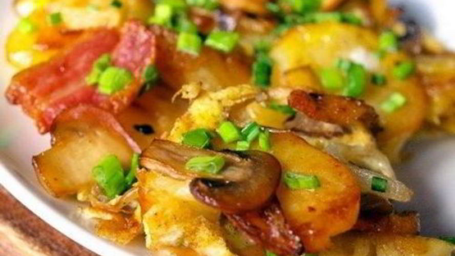 Рецепт картофель запеченный под сливками