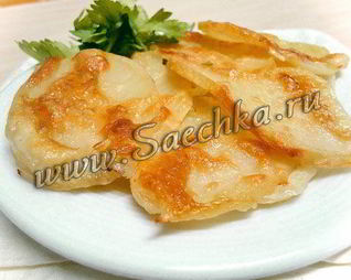 Картофель, запеченный под сырным соусом