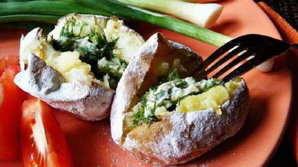 Рецепт Картофель, запеченный в духовке