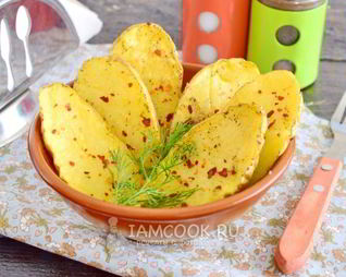 Картофель, запеченный в микроволновке