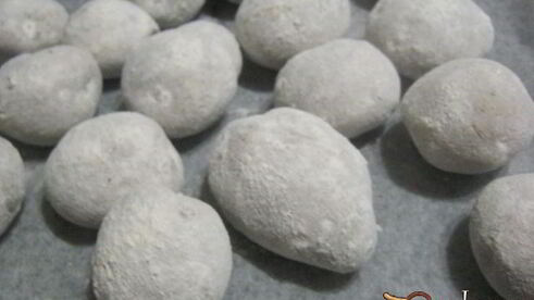 картошка, запеченная в золе