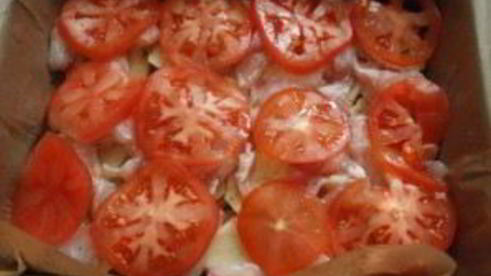 мусака с рыбой